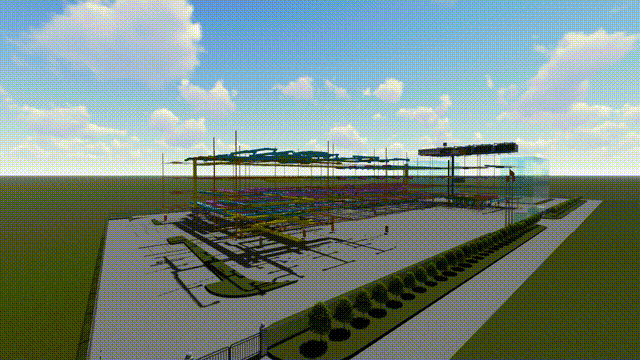 锂电池无尘车间BIM